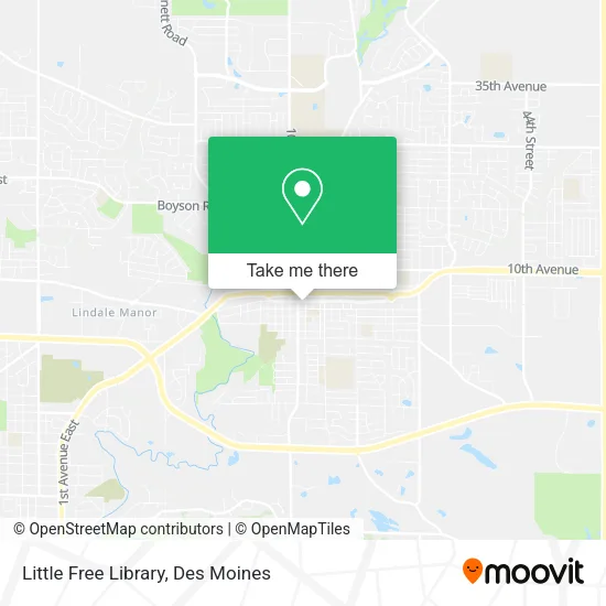 Little Free Library map