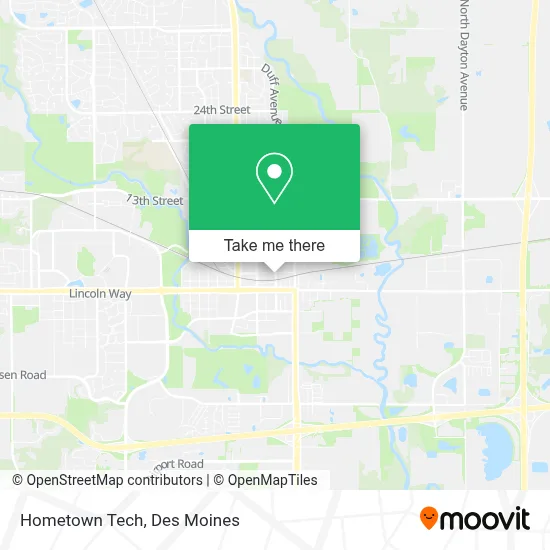 Hometown Tech map