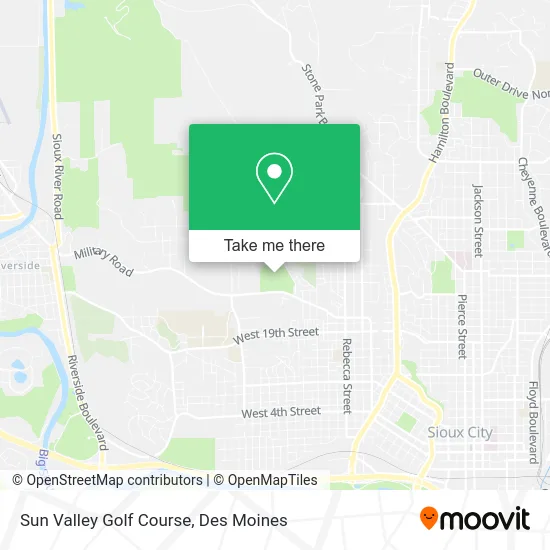 Sun Valley Golf Course map