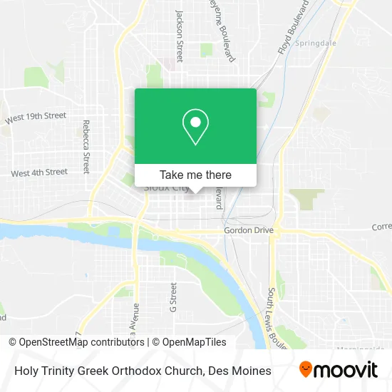 Holy Trinity Greek Orthodox Church map