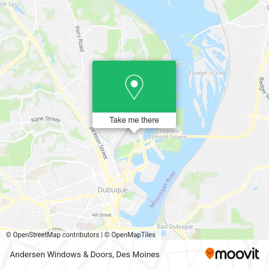 Andersen Windows & Doors map