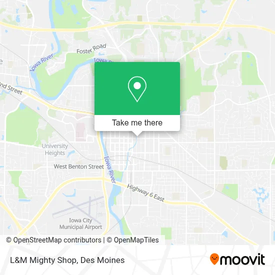 L&M Mighty Shop map