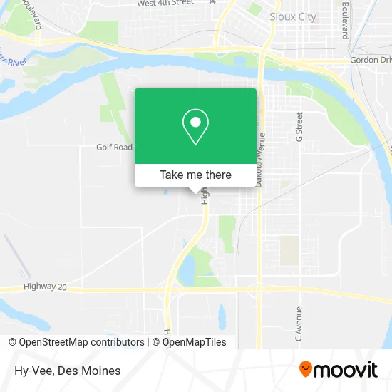 Hy-Vee map