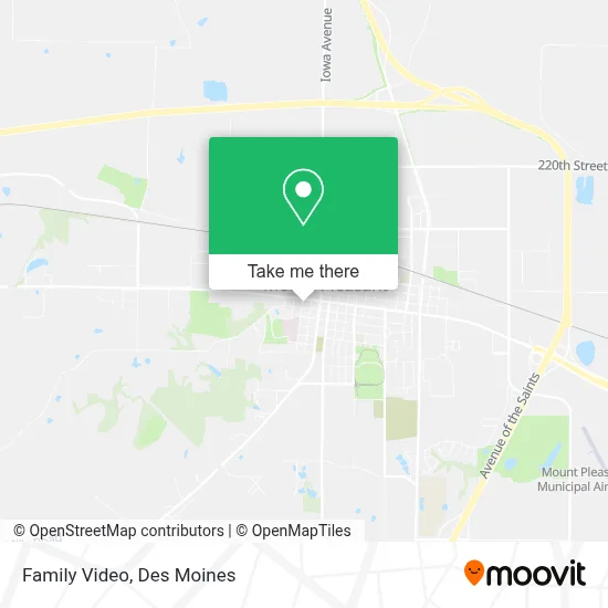 Family Video map