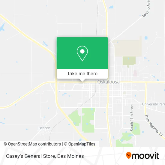 Casey's General Store map