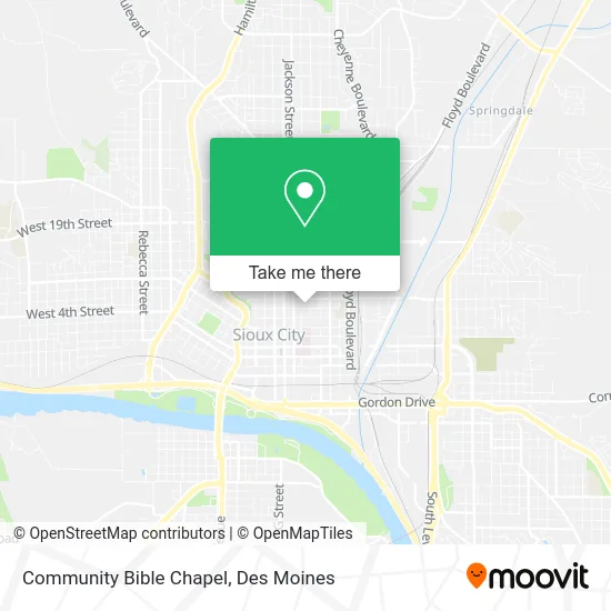 Community Bible Chapel map
