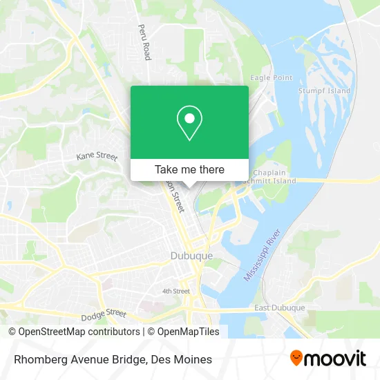 Rhomberg Avenue Bridge map