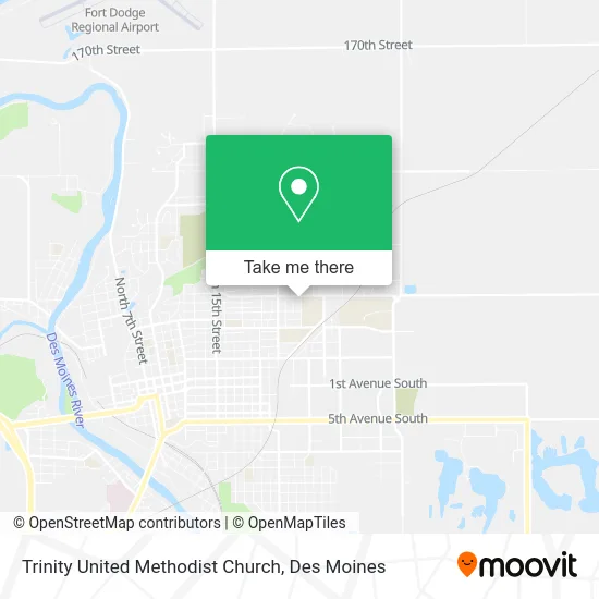 Trinity United Methodist Church map