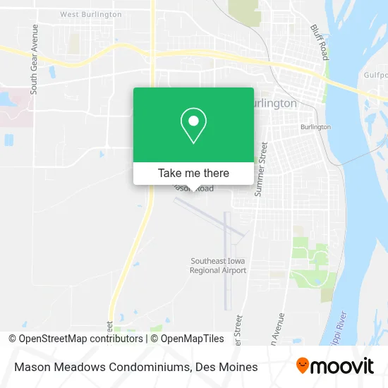 Mason Meadows Condominiums map