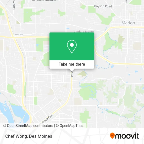 Chef Wong map