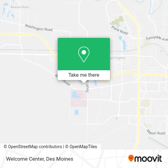Welcome Center map