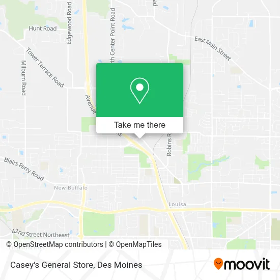 Casey's General Store map