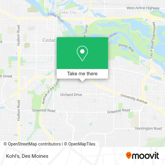 Kohl's map
