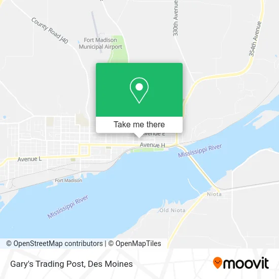 Gary's Trading Post map