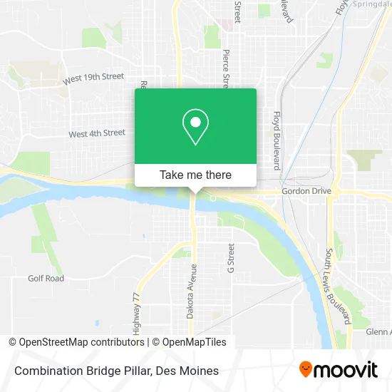 Combination Bridge Pillar map