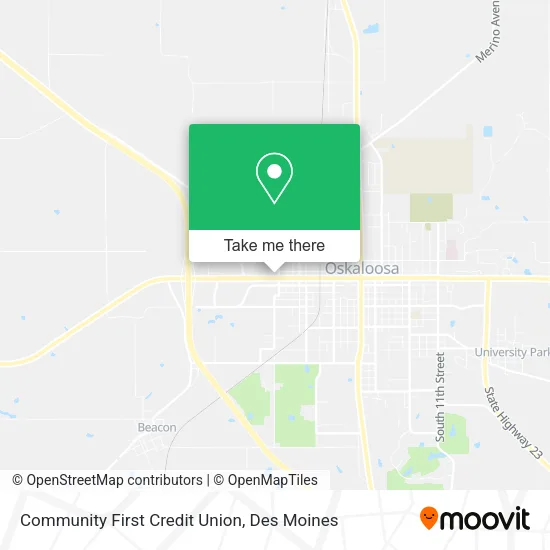 Community First Credit Union map
