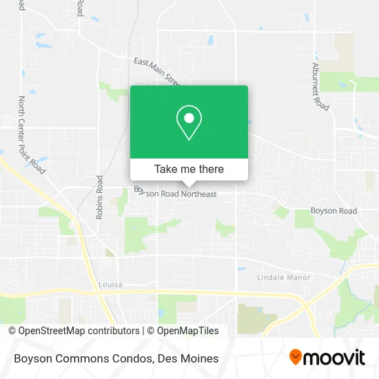 Boyson Commons Condos map