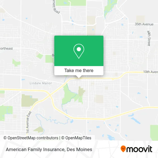 American Family Insurance map