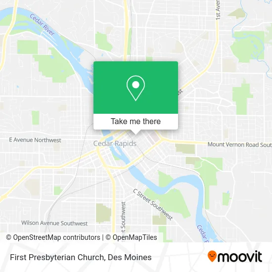 First Presbyterian Church map