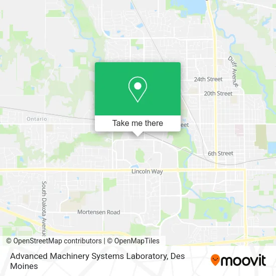 Mapa de Advanced Machinery Systems Laboratory