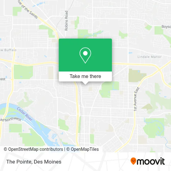 The Pointe map