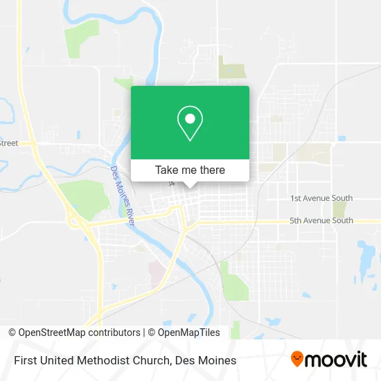 First United Methodist Church map
