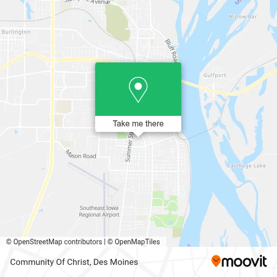 Community Of Christ map