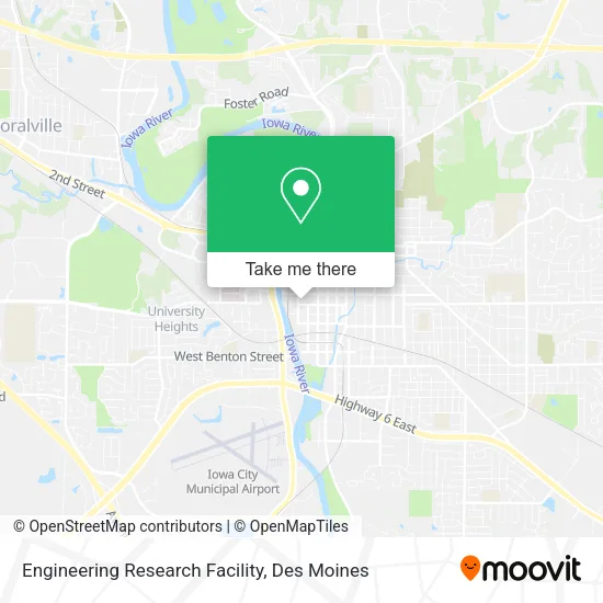 Engineering Research Facility map
