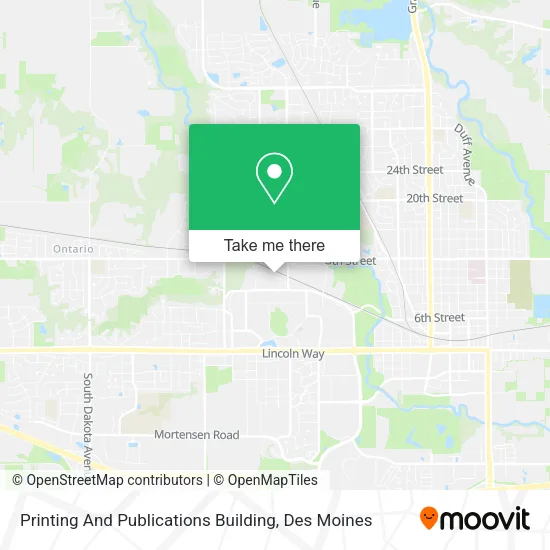 Printing And Publications Building map