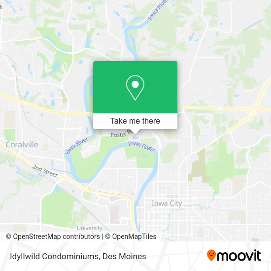 Idyllwild Condominiums map