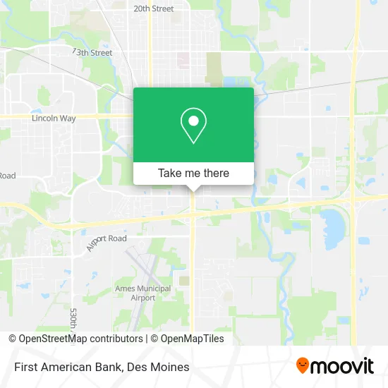 First American Bank map