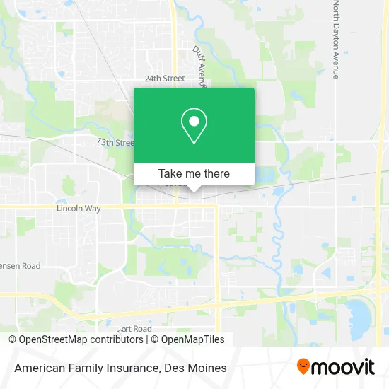American Family Insurance map