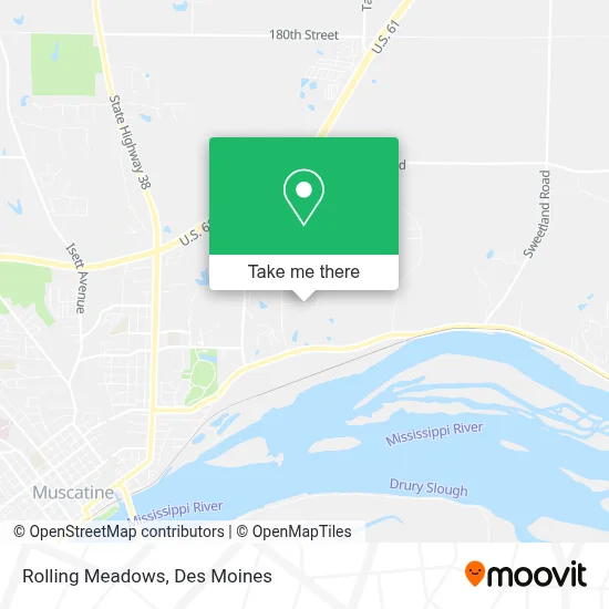 Rolling Meadows map