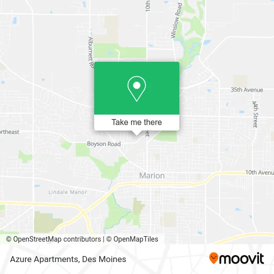 Azure Apartments map
