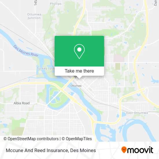 Mccune And Reed Insurance map