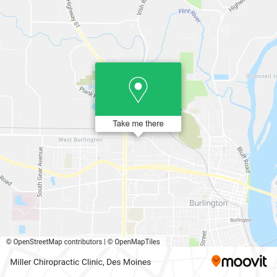 Miller Chiropractic Clinic map