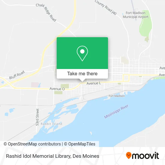 Rashid Idol Memorial Library map