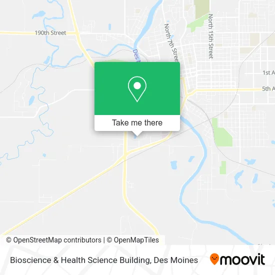 Bioscience & Health Science Building map