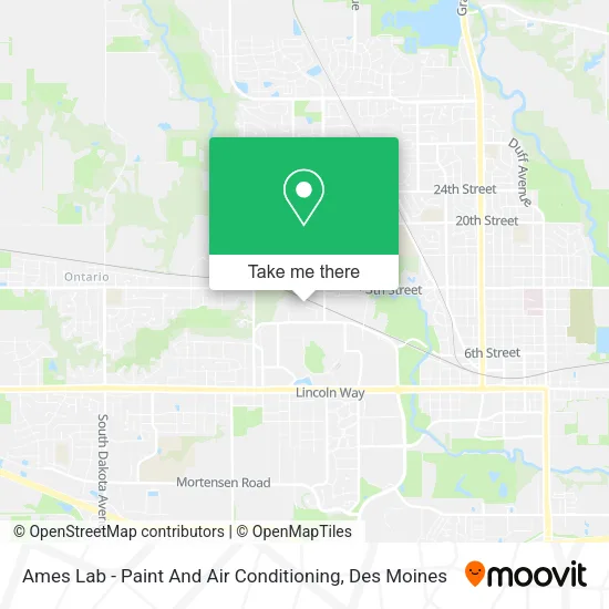 Ames Lab - Paint And Air Conditioning map