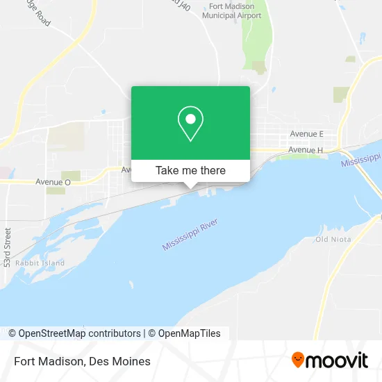 Fort Madison map
