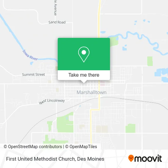 First United Methodist Church map
