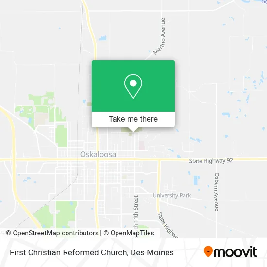 First Christian Reformed Church map