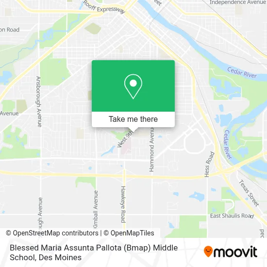 Blessed Maria Assunta Pallota (Bmap) Middle School map