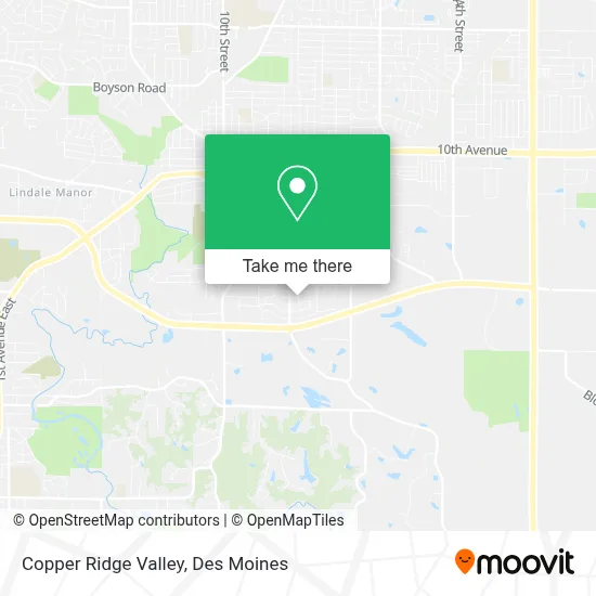 Copper Ridge Valley map