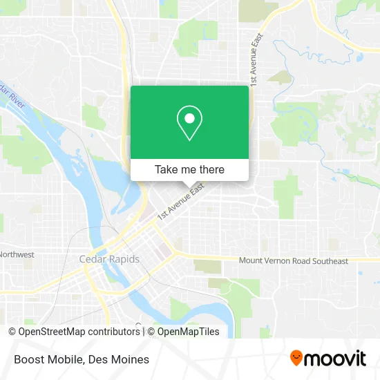 Boost Mobile map