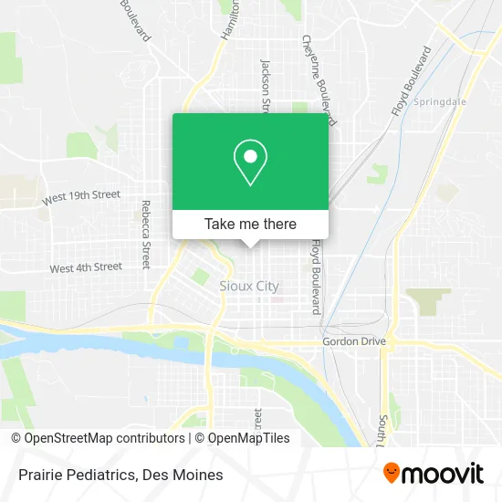 Prairie Pediatrics map