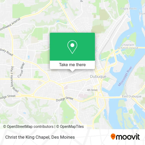 Christ the King Chapel map