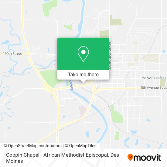 Coppin Chapel - African Methodist Episcopal map
