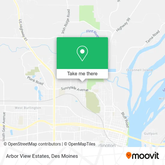 Arbor View Estates map