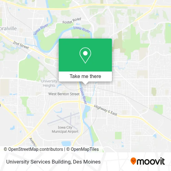 University Services Building map